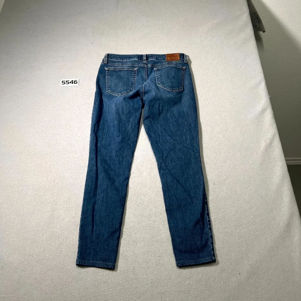 Lucky Brand Jeans Women 8/29 Blue Denim Cotton Stretch Medium‎ Wash Super Skinny